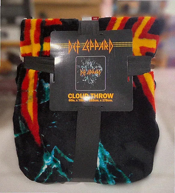Classic Rock Band Def Leppard ~ 60"x70" Fleece Throw Blanket