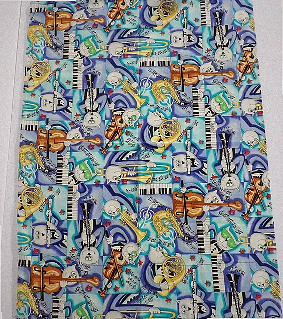 Jazz Cats Playing Musical Instruments Single Standard Pillowcase