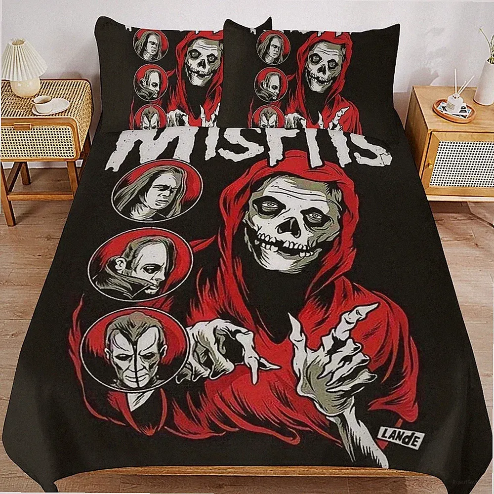Music Gift Idea For Fans MisFits Full Bedding Duvet Cover Set (4pcs)