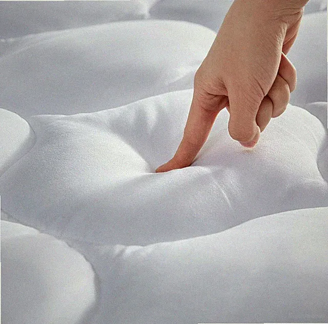 Sleep Zone Cooling Mattress Topper Twin Mattress Pad, Quilted Fitted Mattress